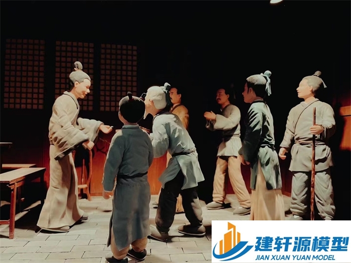 宜兴喻侃压粮饷军场景